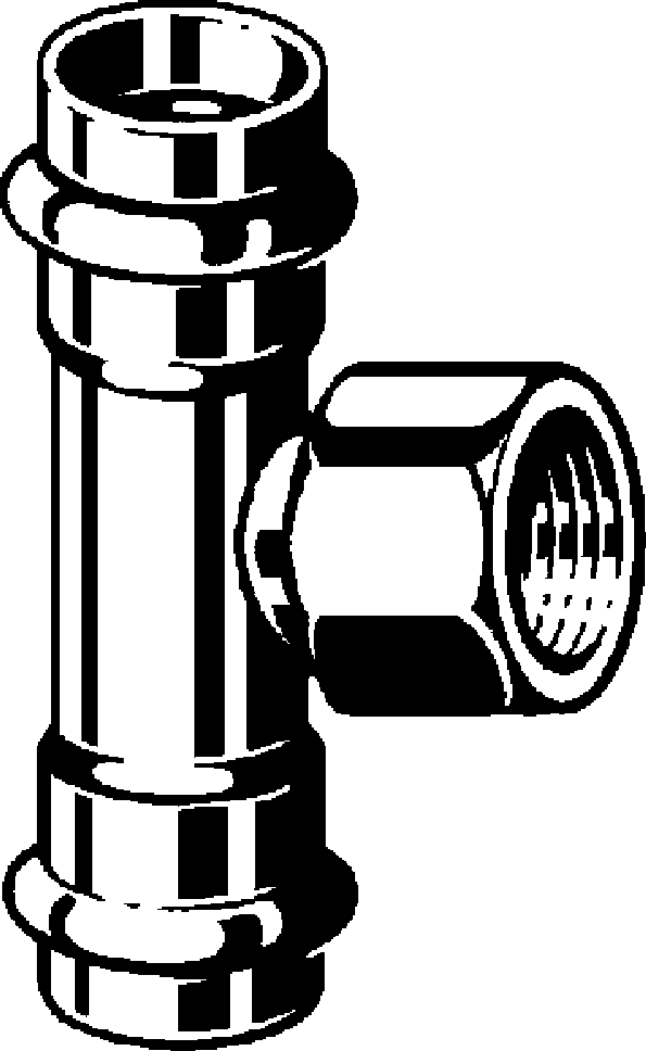 Viega Тройник Sanpress Inox 2317.2 (437213) 437 213 - Вид №1