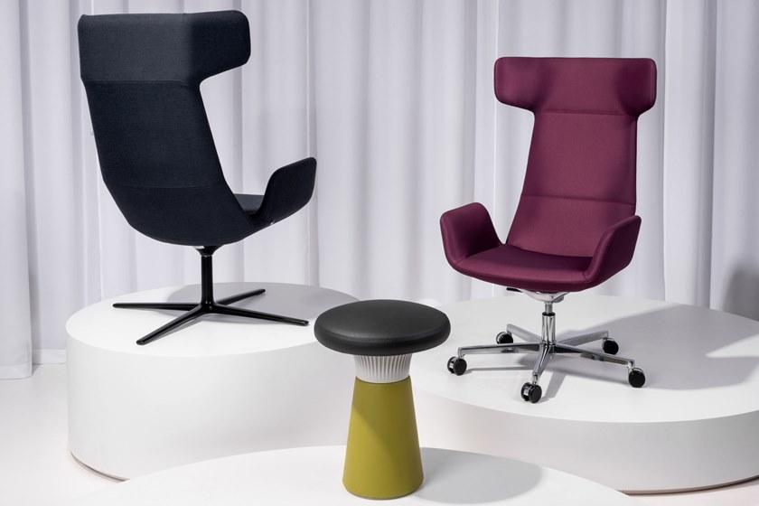 LD Seating Стул Wing из ткани с 4 спицами Flexi lounge Flexi xl f37 - Вид №4