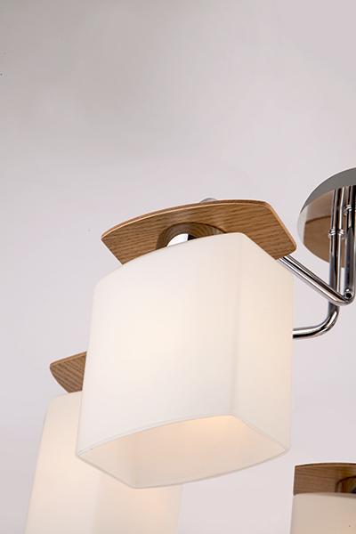 Потолочная люстра Eurosvet Неаполь 70037/5 хром EUROSVET НЕАПОЛЬ 183762 Белый - Вид №2