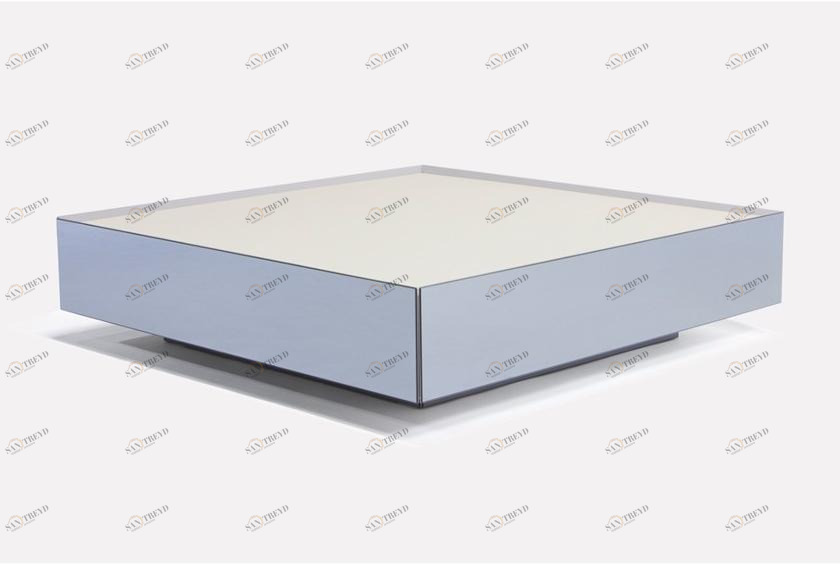 MORADA Низкий квадратный журнальный столик из зеркального стекла Cofre Cofre ct