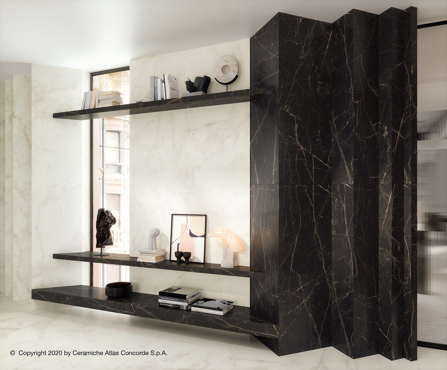 Пол из керамогранита с мраморным эффектом Atlas Concorde Marvel Shine ARCH-00045897 - Вид №30