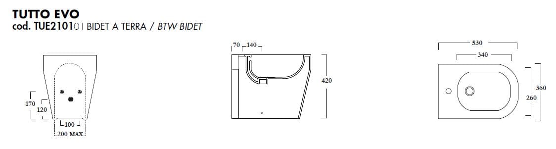 Напольное оконное биде Olympia Ceramica все evo ARCH-00129938 - Вид №7