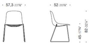 ESTEL GROUP Санный стул из полипропилена Shell sun-id-1422774 - Вид №2