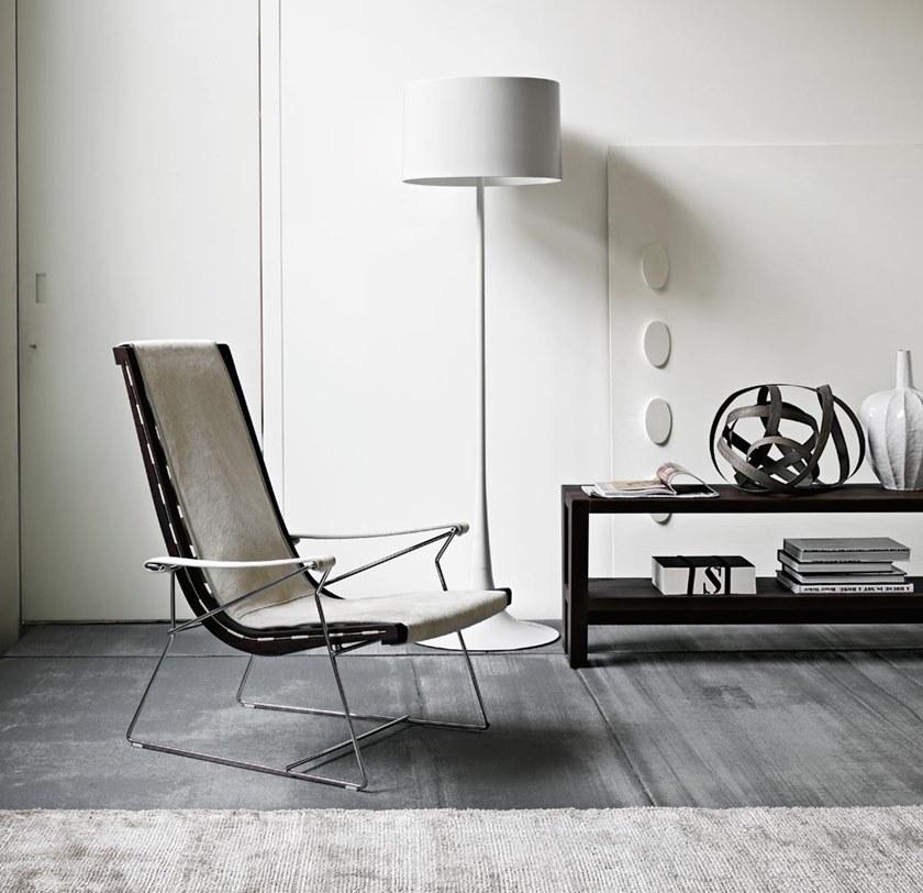 B&B Italia Кожаное кресло с салазками и подлокотниками J.j sun-id-1352126 - Вид №4