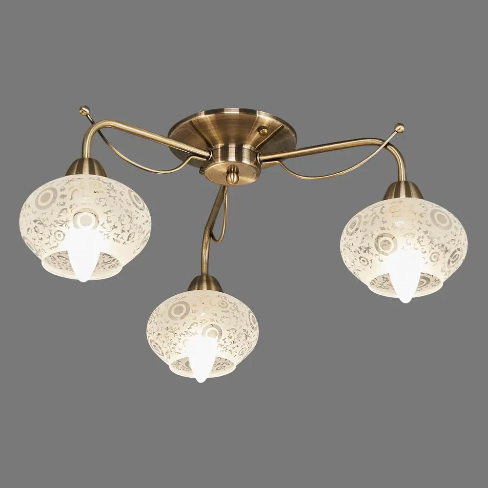 Люстра Josefin 3хЕ14х60 Вт цвет бронза LAMPLANDIA STLM-2096484 - Вид №2