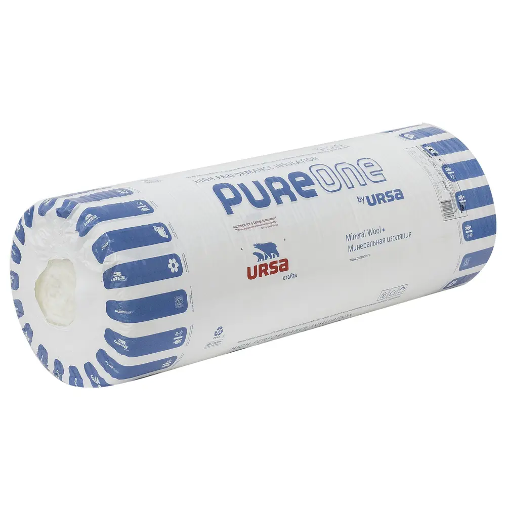 Тепло-звукоизоляция Ursa Pure One 37 RN 50 мм, 15 м2 12747216 STLM-2182409 
