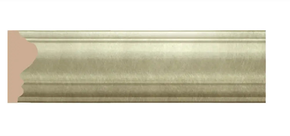 91286939 Молдинг Decomaster D030-373 на стену, полистирол, жёлтый/золотой, 40x16x2000 мм STLM-0817856