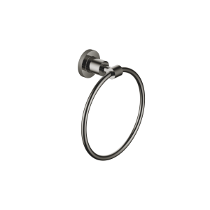 ТАРА Кольцо для полотенца круглое - Темный Хром