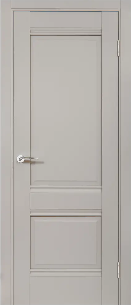 PORTIKA Межкомнатная дверь Классико-42 серый с покрытием Hardflex 85486299