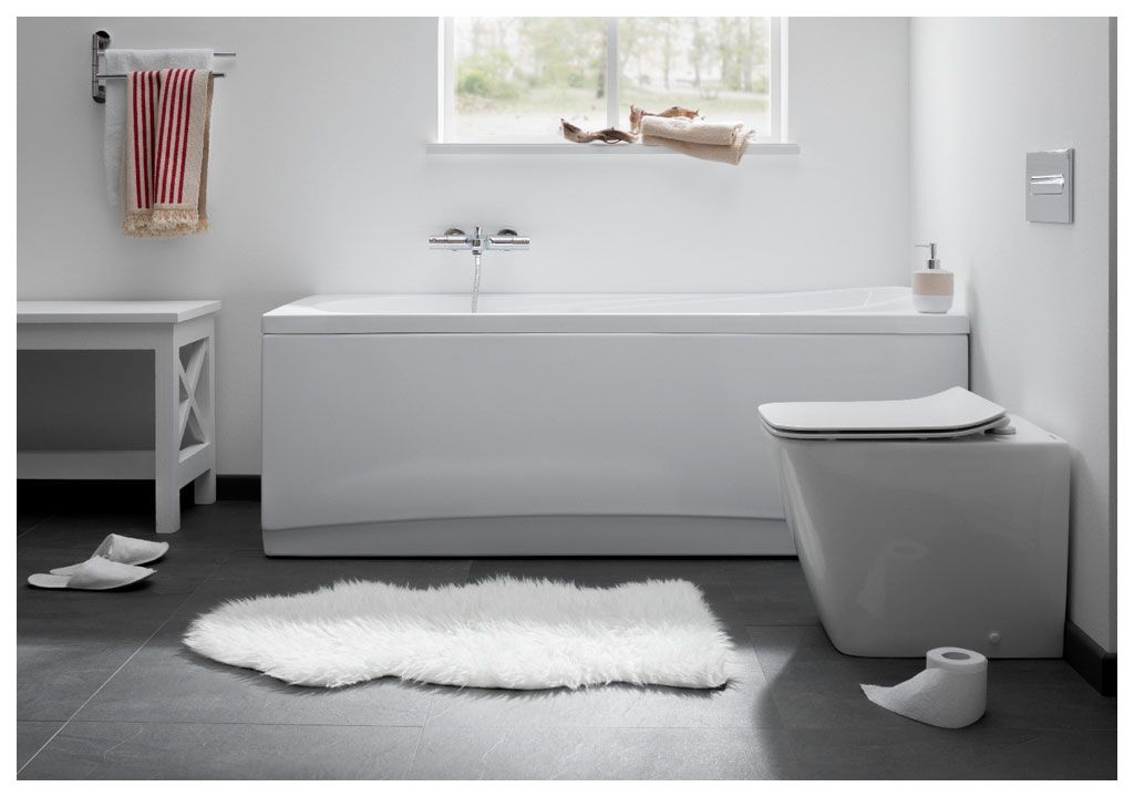 BL103NFST Приставной унитаз напольный Белый Aquanet TAVR Китай - Вид №9