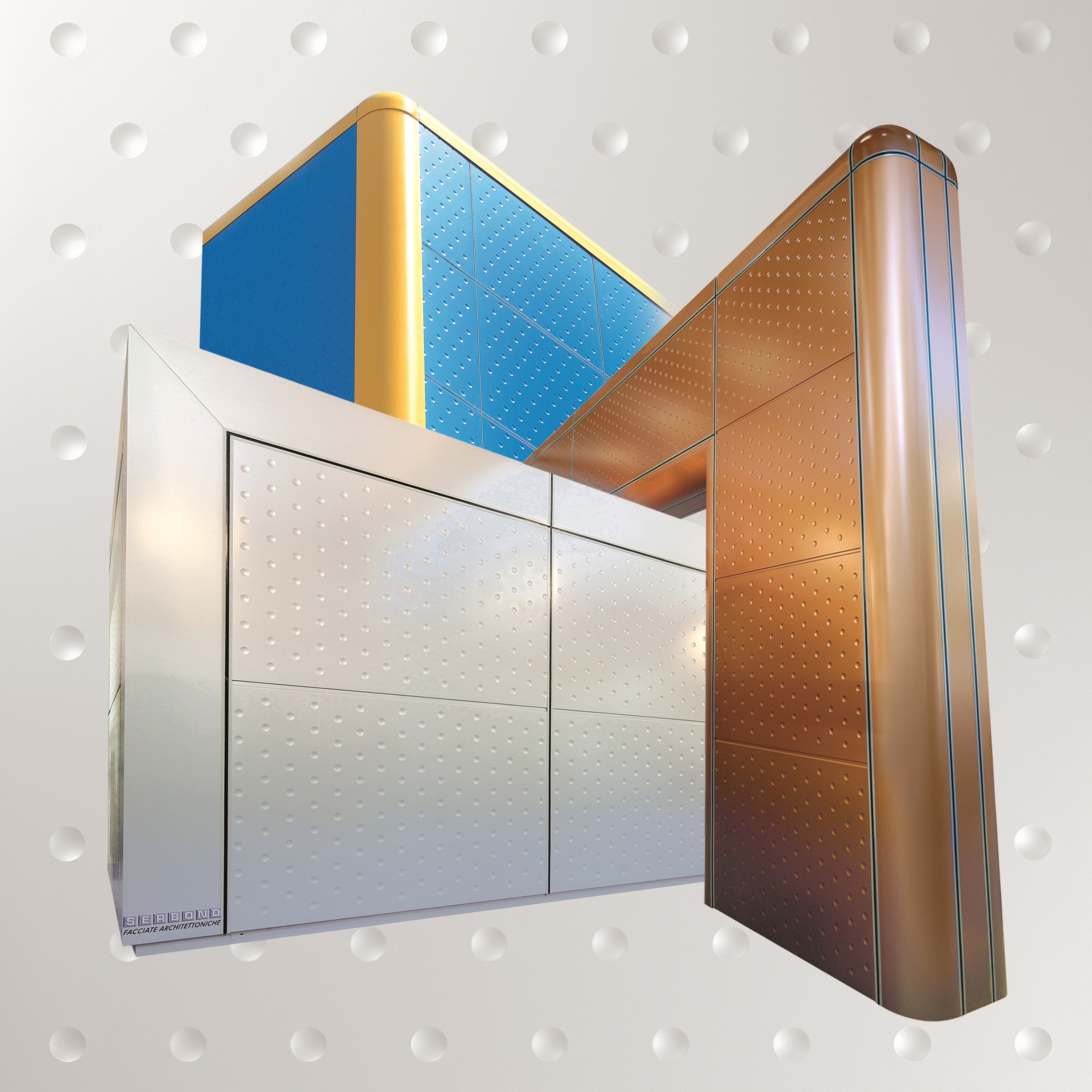 Изолированная металлическая панель для фасада ELCOM SYSTEM ТЕРМОПАРЕТЫ® ARCH-00063678 - Вид №61