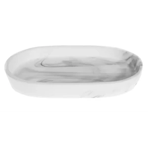 Мыльница Marble полирезина текстура мрамор