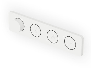 Термостатический смеситель для душа с 4 отверстиями с пластиной