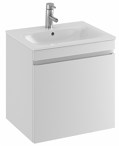 42382 IFO Renova Плоская тумба для тонкой раковины, с ящиком и внутренним ящиком, W = 538 мм, W1 = 550 мм, вяз, пленка  - Вид №6