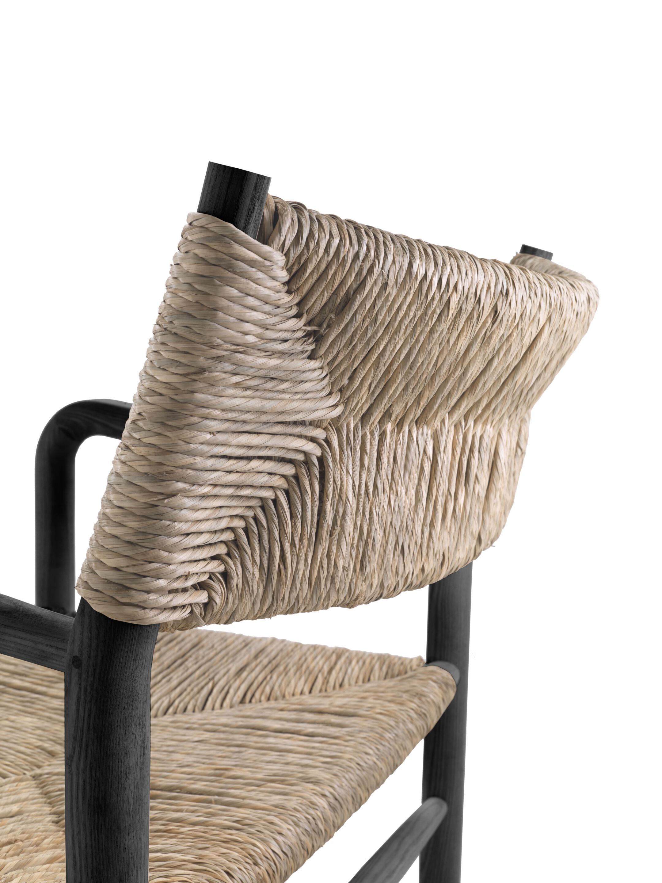 Кресло из массива дерева с подлокотниками Flexform Kim ARCH-00006294 - Вид №2