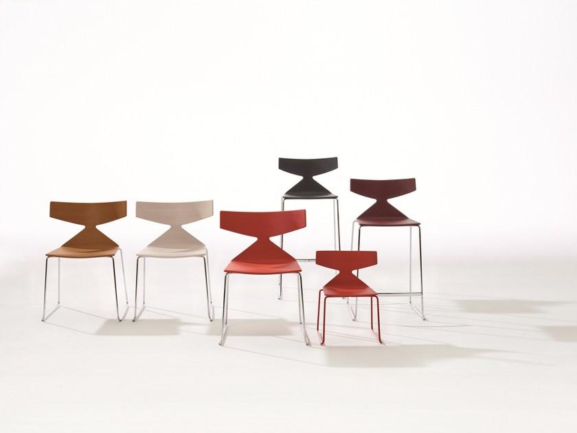 arper Штабелируемое кресло-санки Saya sun-id-1402101 - Вид №2