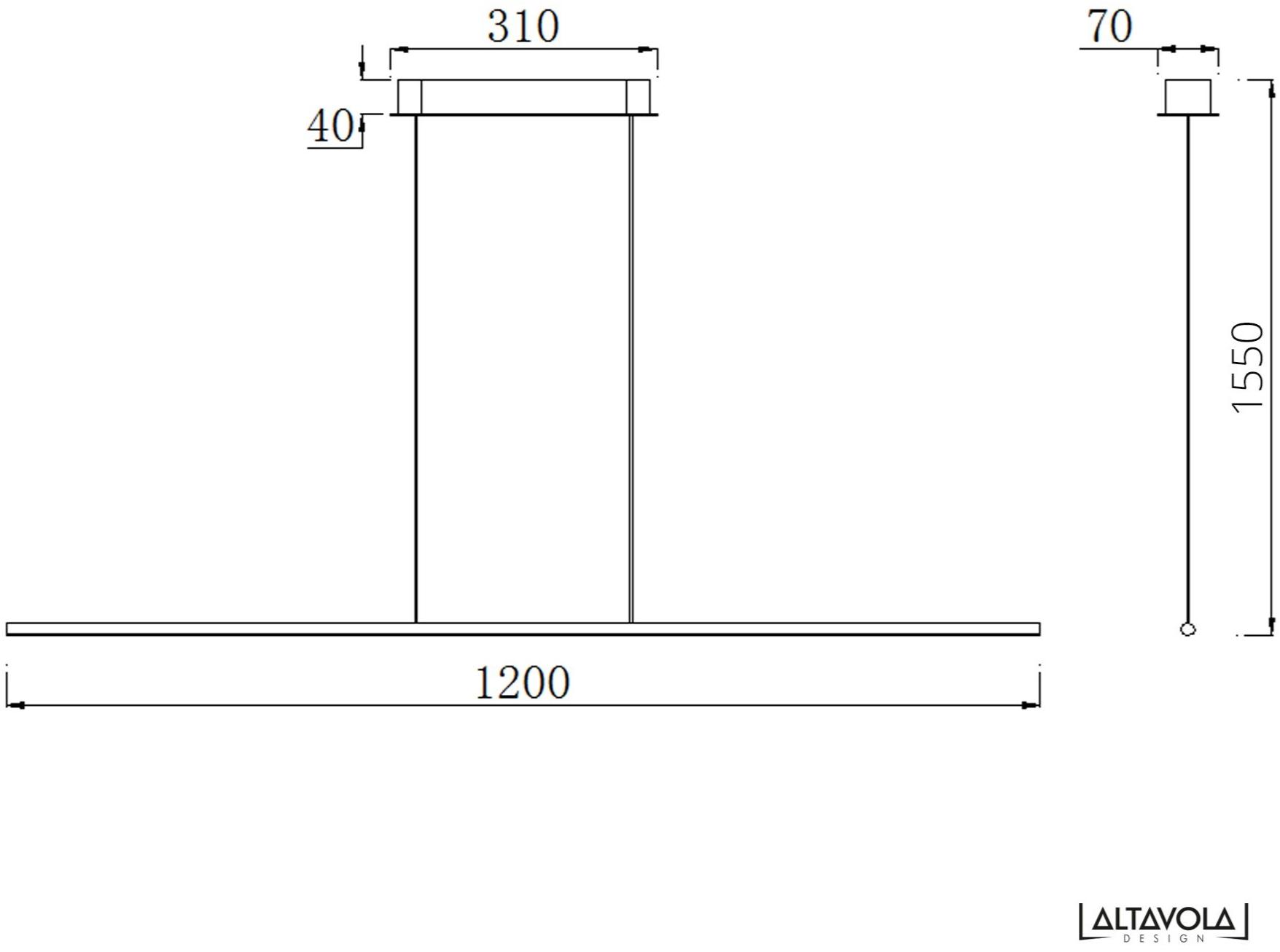 Altavola Design Светодиодный подвесной светильник из алюминия Led shape La089/p  - Вид №5