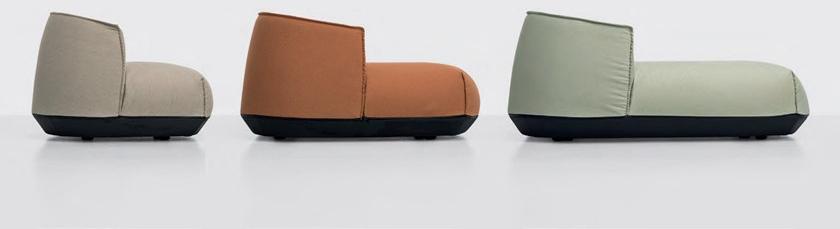 Kristalia Садовая кушетка sunbrella® с обивкой Brioni outdoor sun-id-1492252 - Вид №2