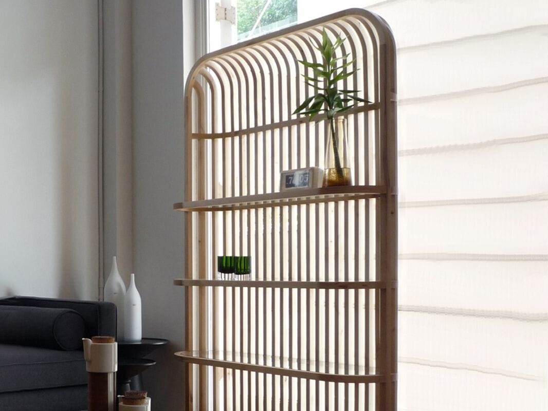 Отдельно стоящий книжный шкаф из массива дерева Air Division ARCH-00029388 - Вид №5