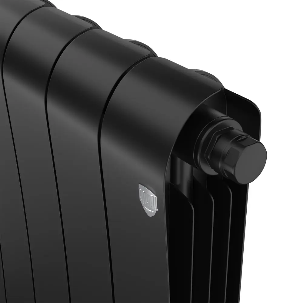 Радиатор секционный Royal Thermo Infinity NS VR80 500/90 10 секций нижнее подключение биметалл черный INFINITY 500 V STLM-2100470 - Вид №2