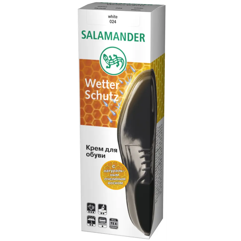 Крем для обуви Salamander Wetter Schults для гладкой кожи 75 мл цвет белый 82454569 STLM-2053063 