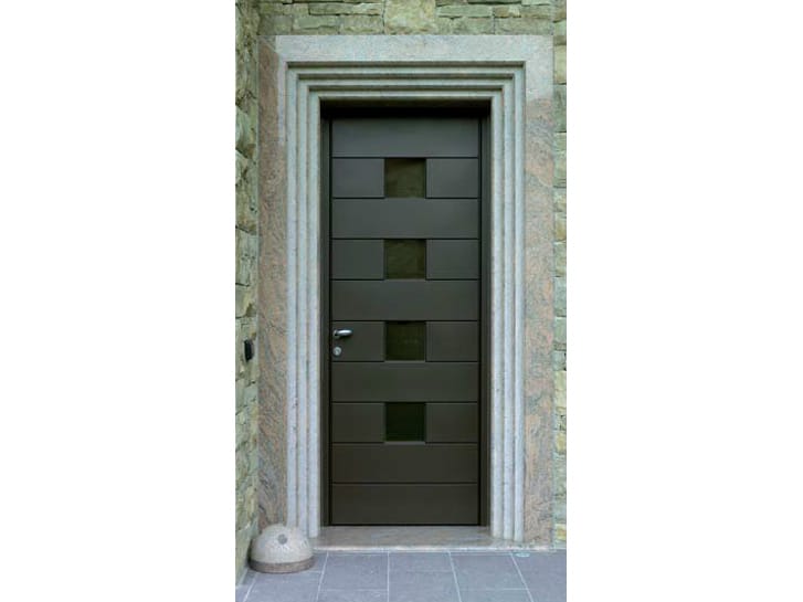 Алюминиевая и деревянная входная дверь для наружного применения Carminati деревянные входные двери и двери ARCH-00078690