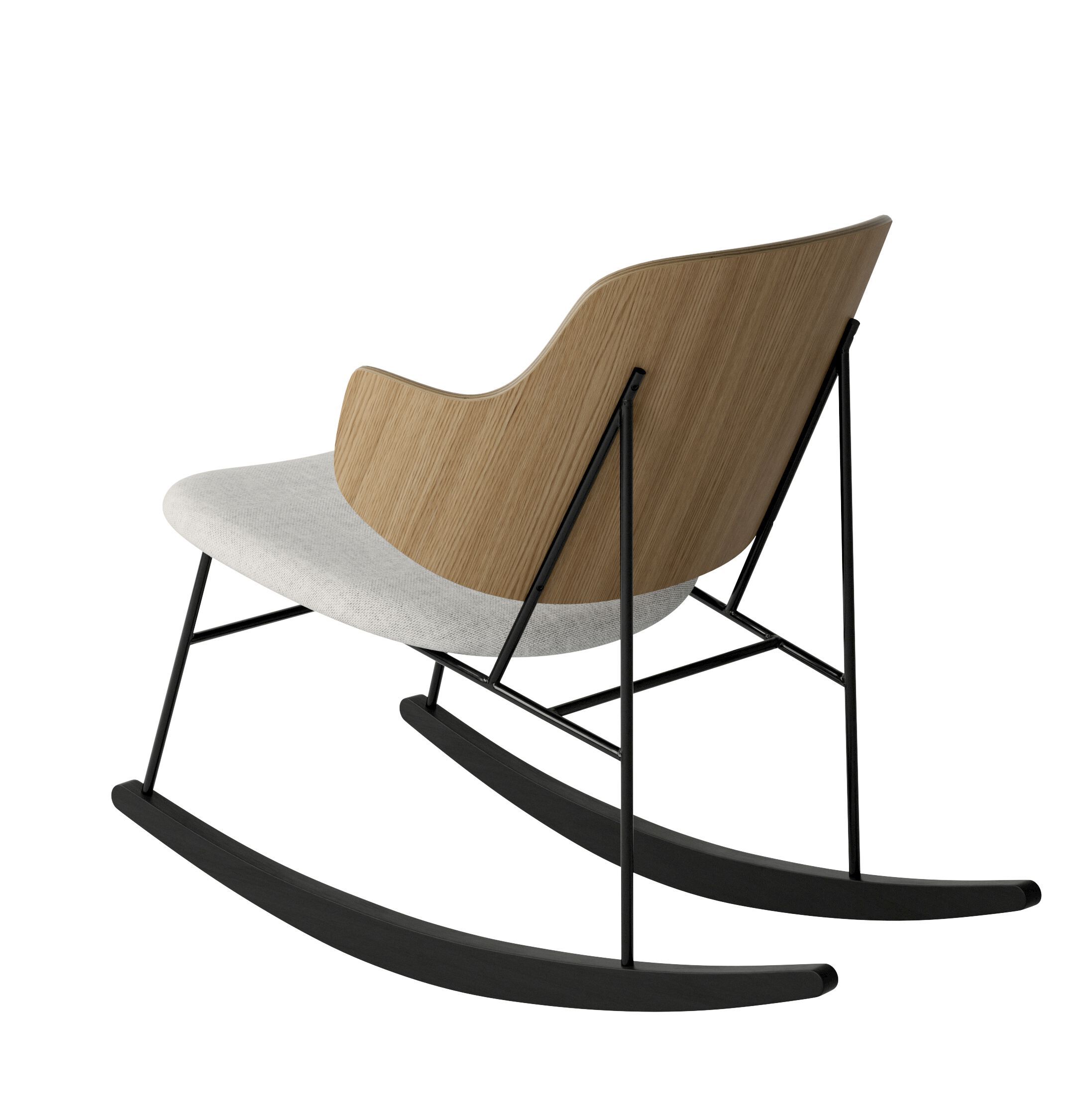 Деревянное кресло-качалка со встроенной подушкой Audo Copenhagen Пингвин ARCH-00013552 - Вид №15