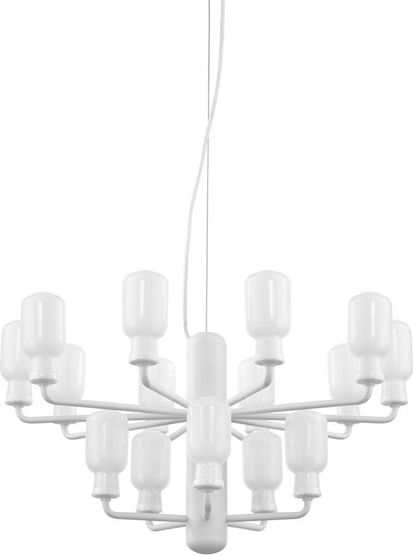 502078 Люстра Chandelier Small EU White / White Normann Copenhagen Amp  - Вид №1