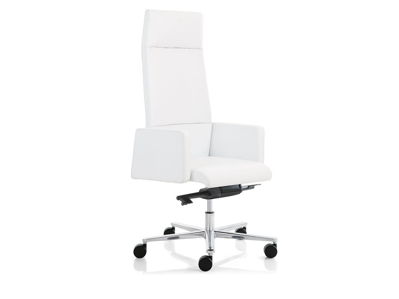 Кожаное вращающееся офисное кресло с подголовником FREZZA Max ARCH-00018737