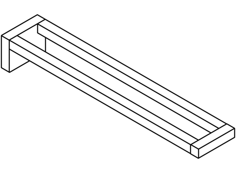 100.09.10040 вешалка для полотенец HEWI System 100 - Вид №16