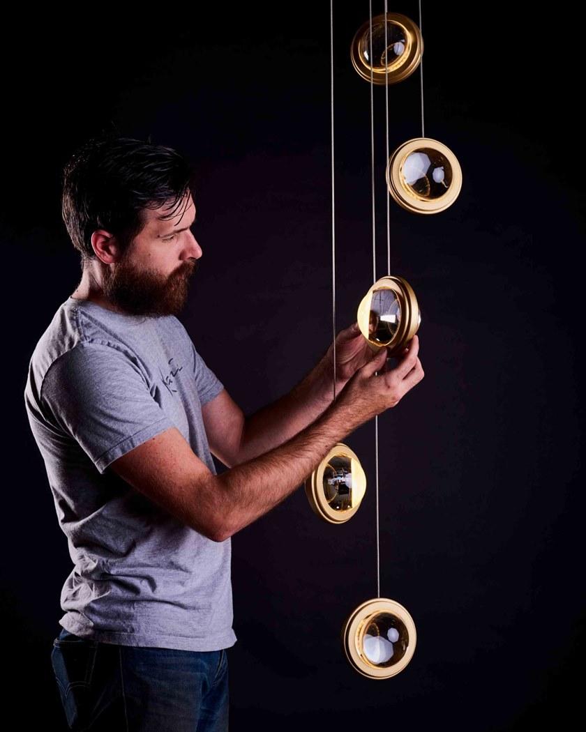 Karice Lighting Светодиодный подвесной светильник из алюминия и стекла Da vinci sun-id-1452941 - Вид №9