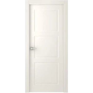 Дверь межкомнатная Британия глухая эмаль цвет жемчужный 60x200 см (с замком)