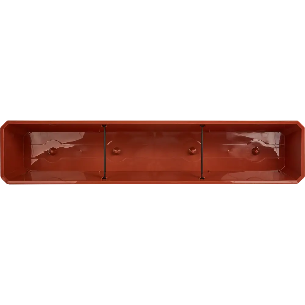 Ящик балконный Ingreen 80x17 h15 см v14 л пластик коричневый 87209982 STLM-2056708 - Вид №2