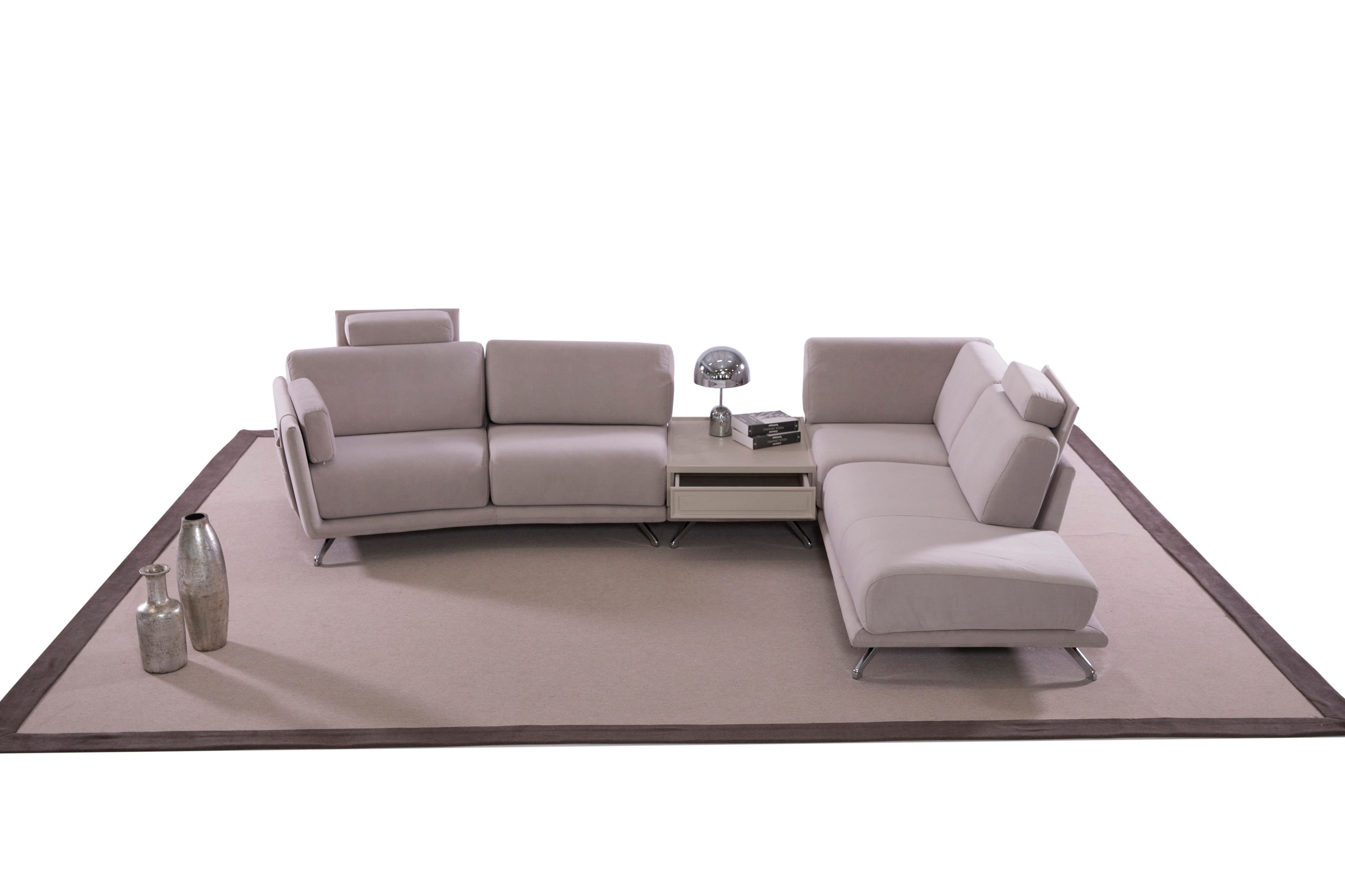 Модульный кожаный диван с подголовником и журнальным столиком ABLE MARRIOTT ARCH-00069314 - Вид №2