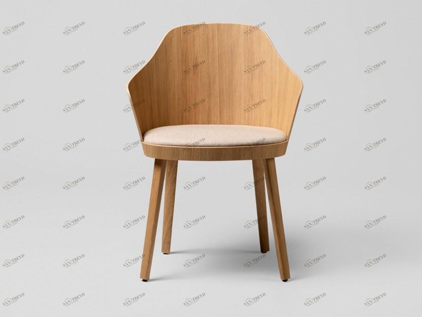 ENEA Стул из дуба со встроенной подушкой Kaiak sun-id-1432092