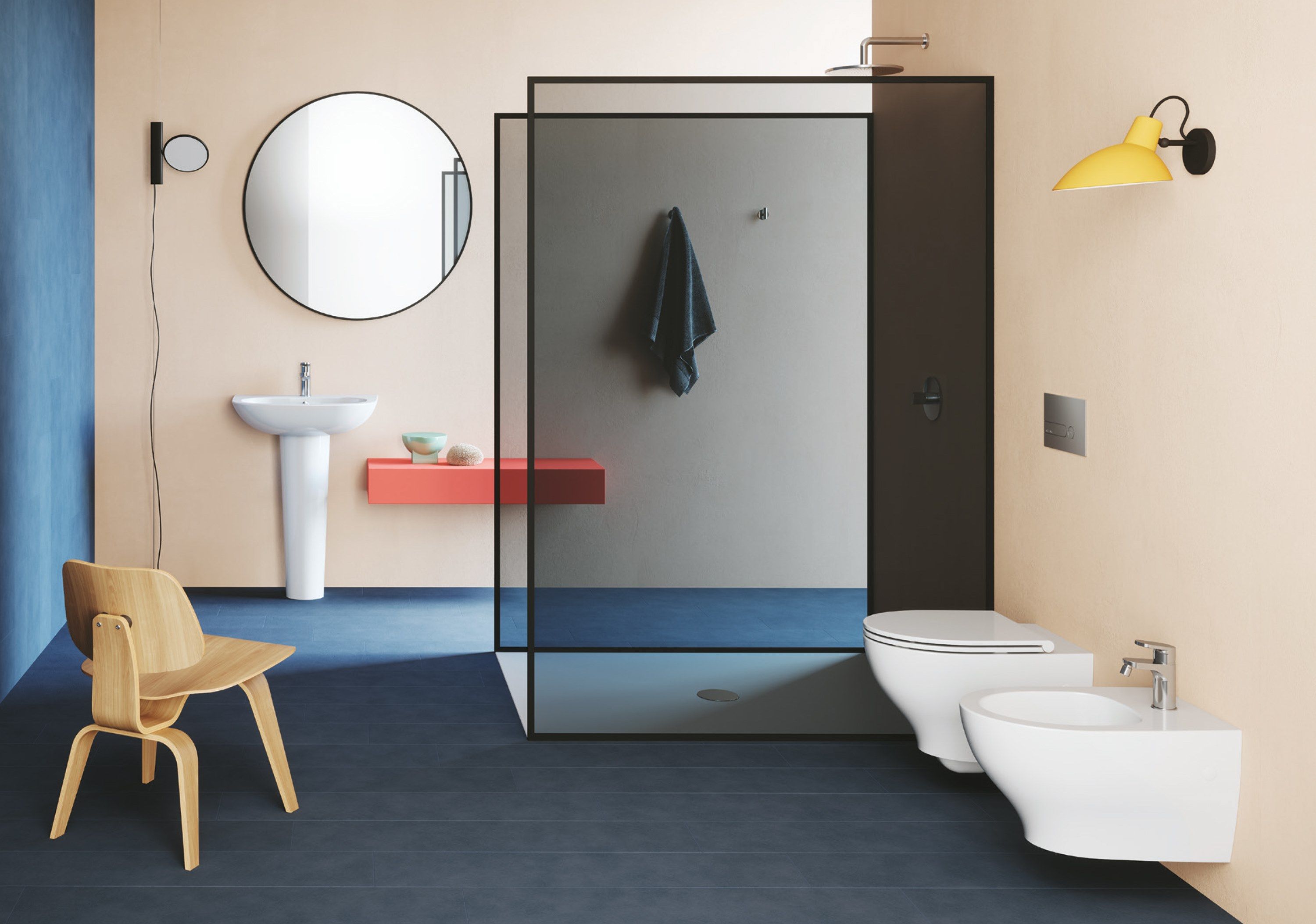 Керамическая раковина на колонне Azzurra Ceramica практичный ARCH-00150009 - Вид №4