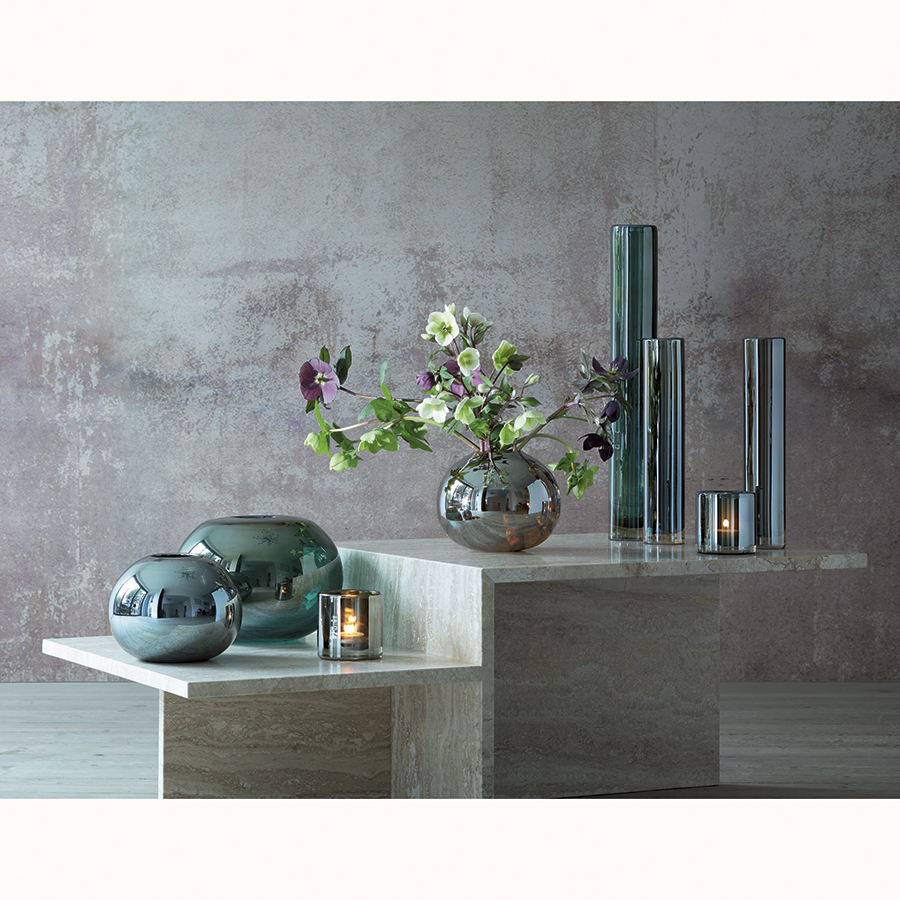 G1663-18-141 Ваза signature, epoque, 18 см, янтарь LSA International  - Вид №2