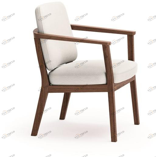 Very Wood Кресло из ткани с подлокотниками Chelsea sun-id-1435648