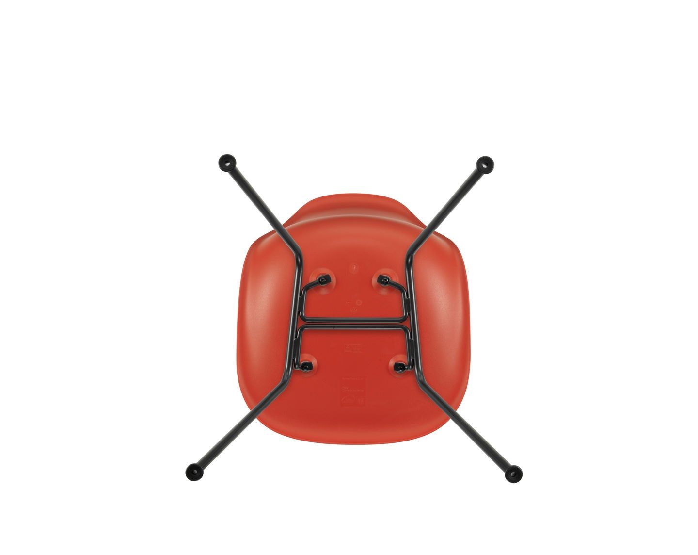 Стул из полипропилена с мягким сиденьем VITRA Eames Plastic Chair ARCH-00098148 - Вид №9