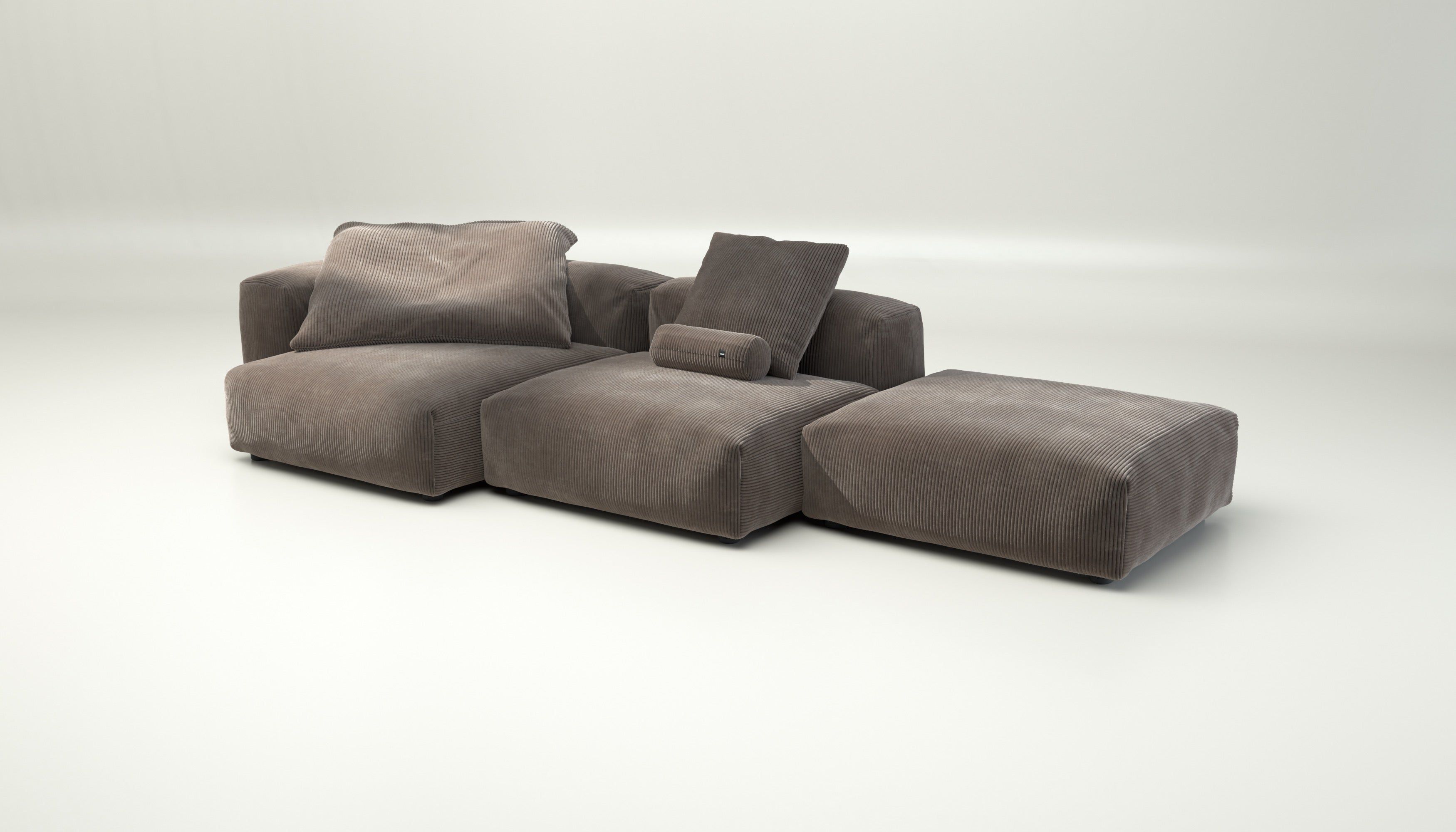 Модульный диван с полуостровом vetsak Cord Velour ARCH-00039016 - Вид №12