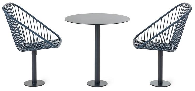 Nola Industrier Стул для улицы из стали с порошковым покрытием Korg sun-id-1414718 - Вид №3