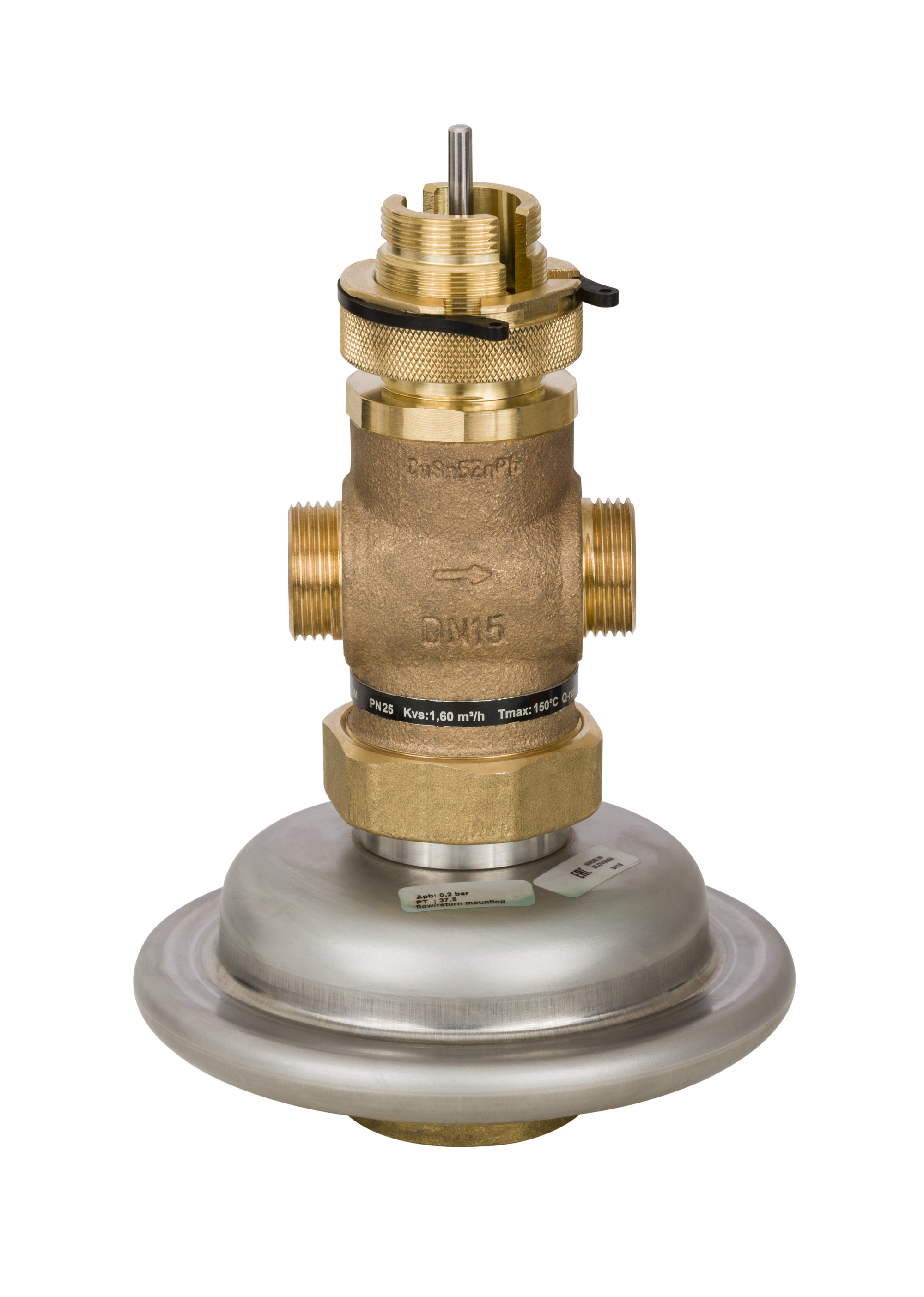 Danfoss Клапан регулирующий комбинированный AVQM с наружной резьбой или фланцевый Комб. р-рAVQM PN25 50/25 //0,2/фл. 003H6758  - Вид №29