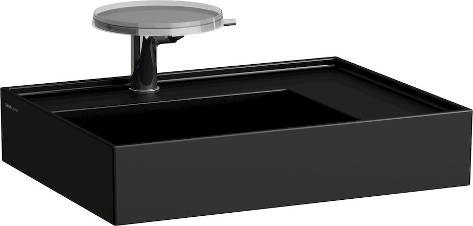 H8103340201121 Раковина с полочкой справа, со специальным скрытым сливом LAUFEN PRO - Вид №16