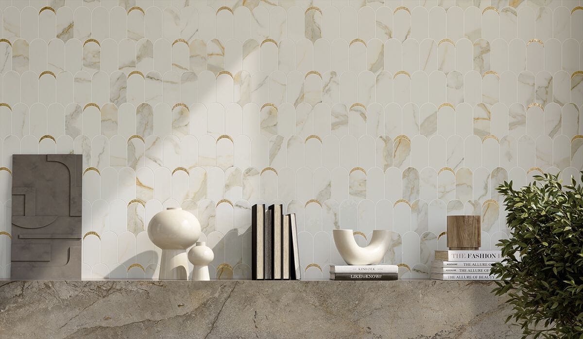 Пол / керамогранит с мраморным эффектом Marca Corona скульптурная ARCH-00115502 - Вид №1