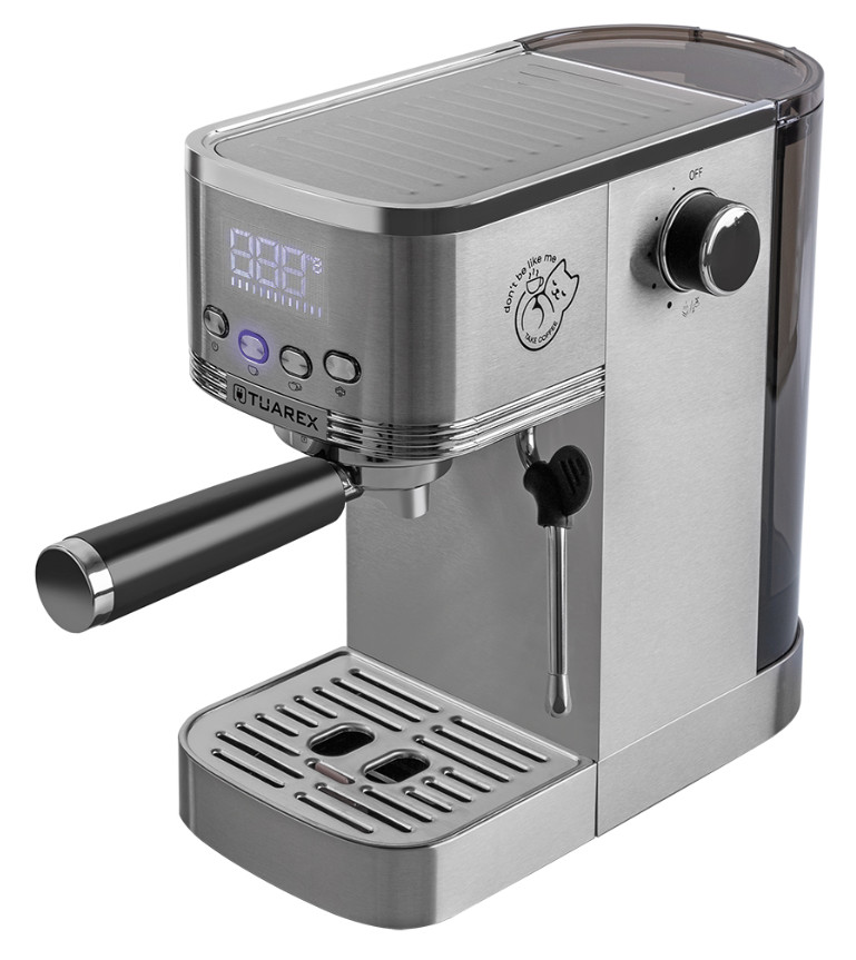 9101107 Кофеварка рожковая Tuarex TK-1255 серебристый STDN-0010108