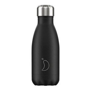 B260MOBLK Термос monochrome, 260 мл, черный Chilly's Bottles