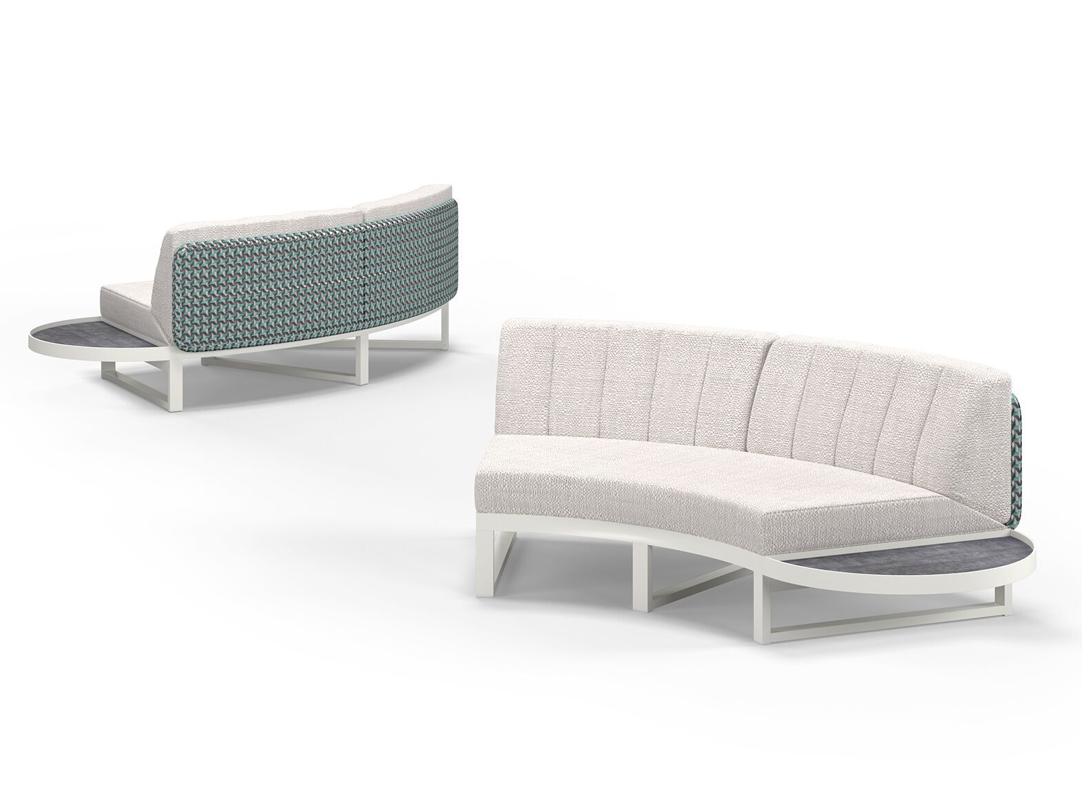 Модульный изогнутый садовый диван из ткани MAMAGREEN Munia ARCH-00125657 - Вид №12