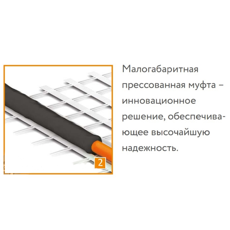Мат греющий Теплолюкс ProfiMat ССТ 270 Вт (0,5 х 3 м) в комплекте с гофротрубкой 4305059016000002 - Вид №4