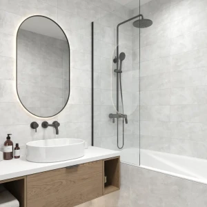 Глазурованный керамогранит LB Ceramics Дымка 19.9x60.3 см 0.96 м² матовый цвет серый 89459628 STLM-2013937