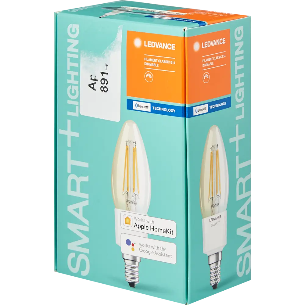 Лампа умная светодиодная Osram Smart Plus E14 220-240 В 4 Вт груша прозрачная 470 лм, теплый белый свет 89143919 STLM-2148902 LEDVANCE  - Вид №3